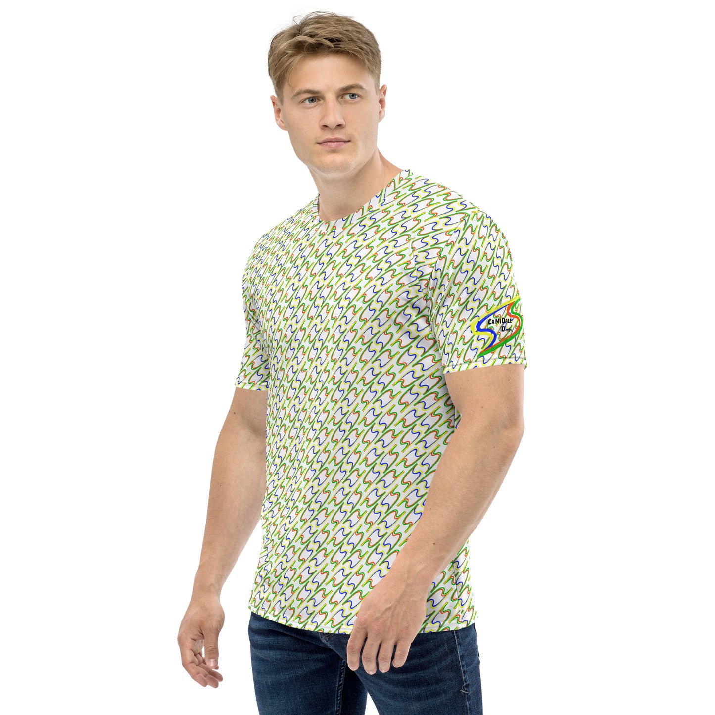 T-shirt uomo Twin flash net