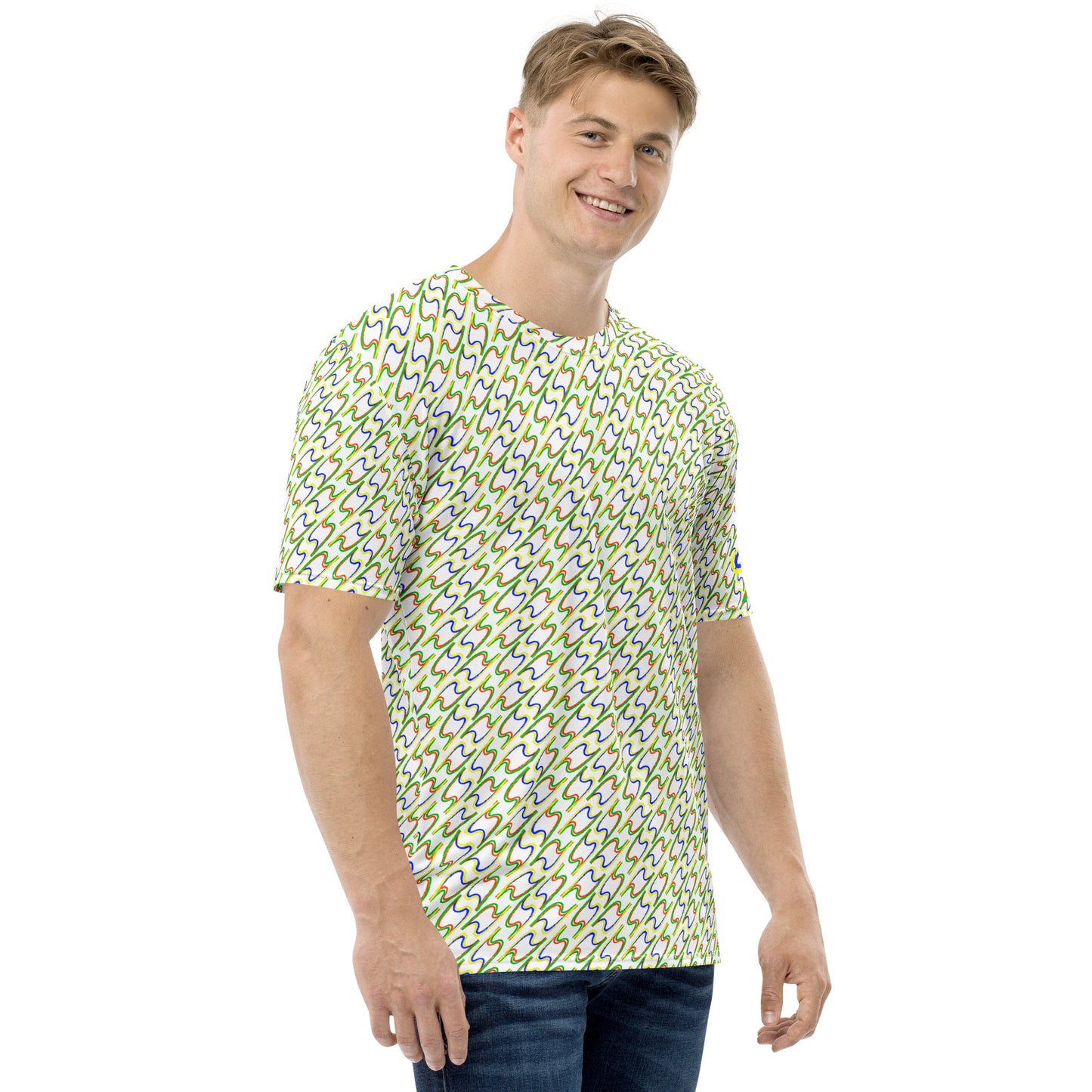 T-shirt uomo Twin flash net