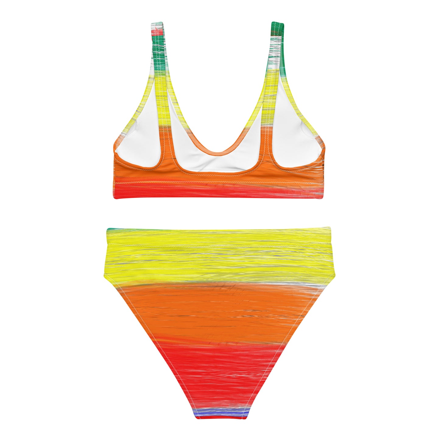 Eco-sustainable high-waisted bikini