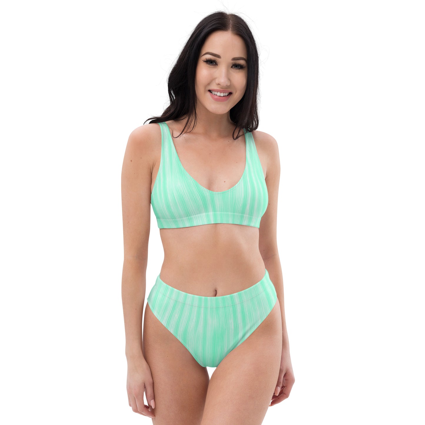 Ökologisch nachhaltiger Bikini mit hoher Taille von Green Water