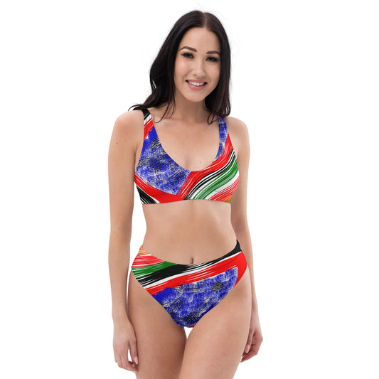 Eco-friendly high-waisted bikini - IMPACT