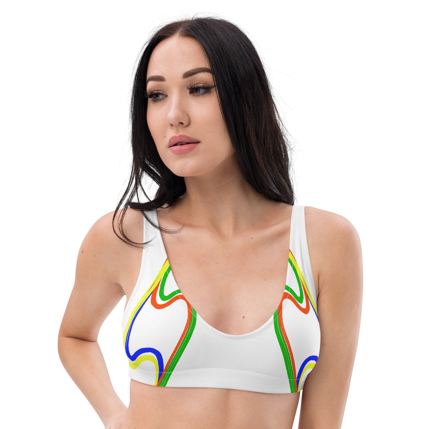 Top bikini ecosostenibile con imbottitura TWIN FLASH