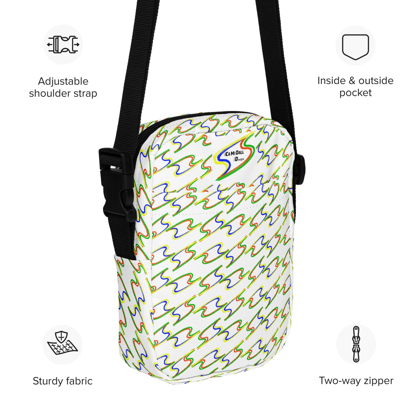 Borsa a tracolla TWIN FLASH NET