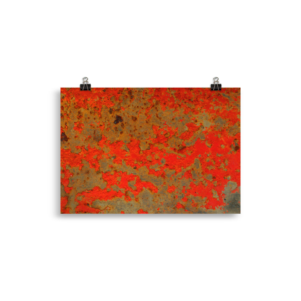 Poster, Red Rust