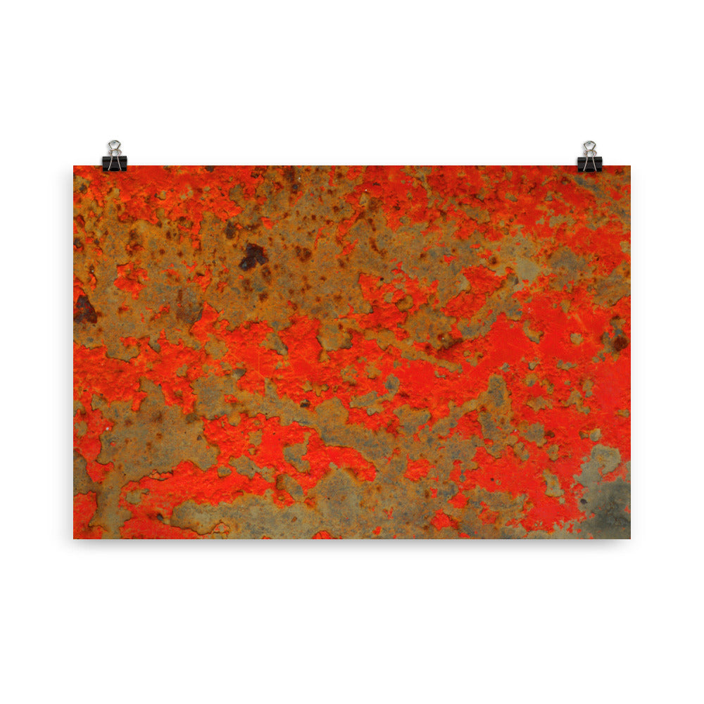 Poster, Red Rust