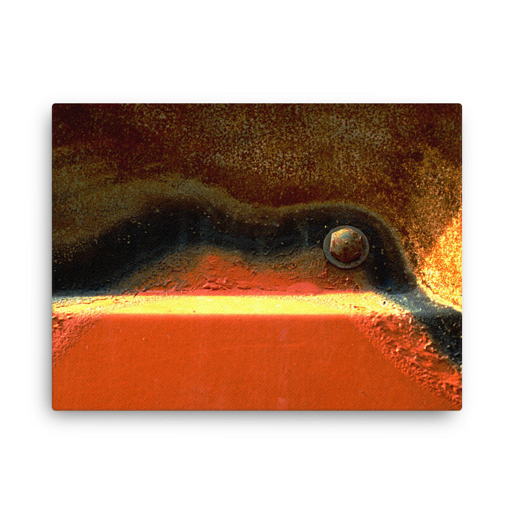 Thin canvas, Mixed Red Rust