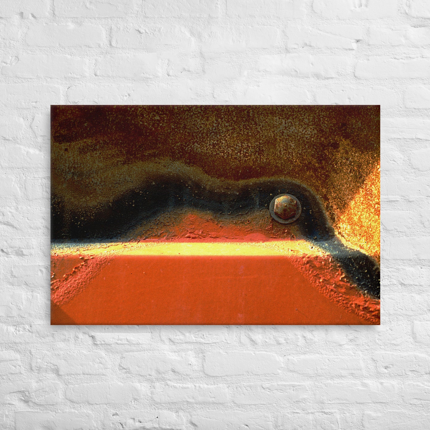 Dünne Leinwand, Mixed Red Rust