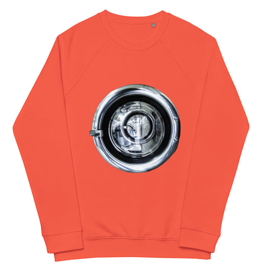 Raglan sweatshirt in unisex organic fabric