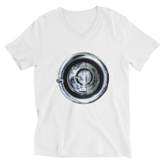 T-shirt unisex a maniche corte con scollo a V - Circle