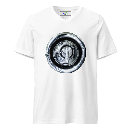 T-shirt unisex a maniche corte con scollo a V - CIRCLE