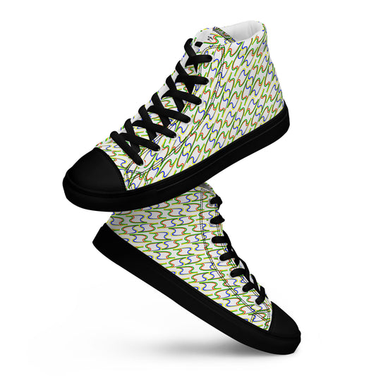 Sneakers alte in tela da donna Camidall Designs TWIN FLASH NET