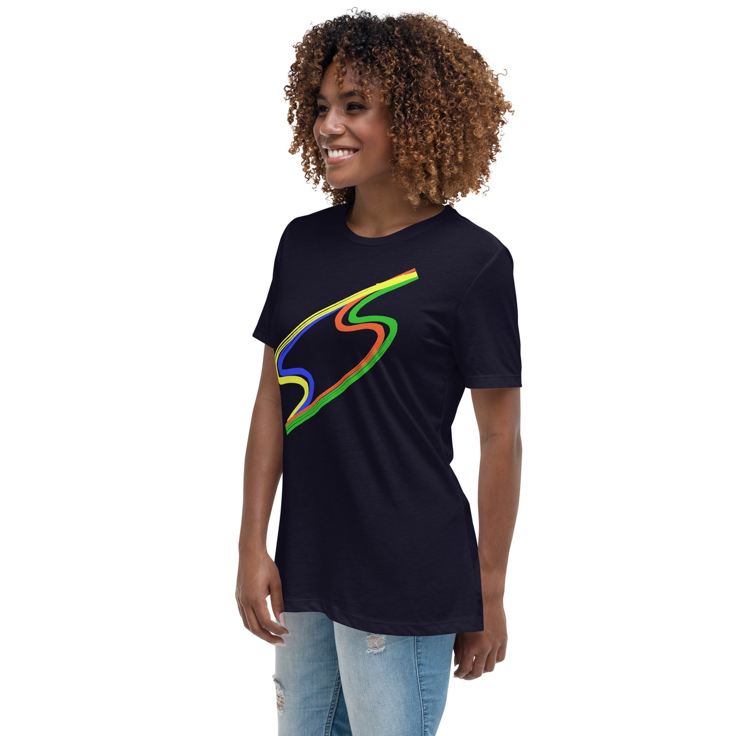 T-shirt relaxed fit donna TWIN FLASH